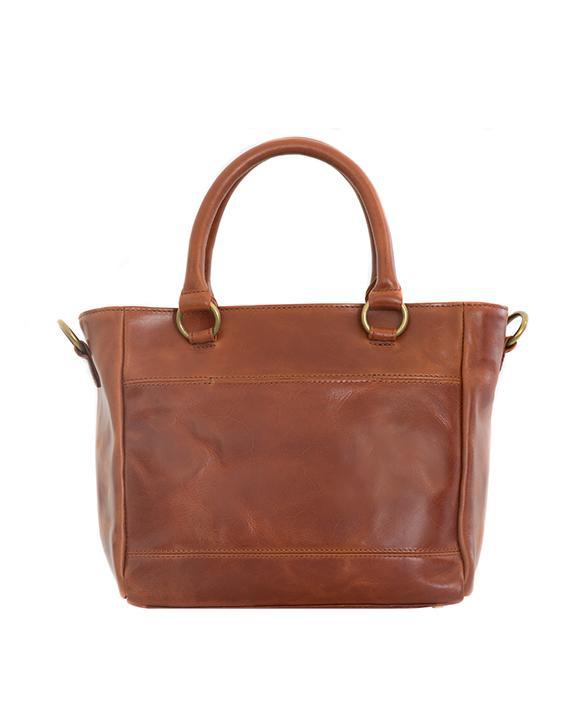 Zemp Paris Grab Handbag | Chestnut - KaryKase