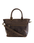 Zemp Paris Grab Handbag | Waxy Brown - KaryKase