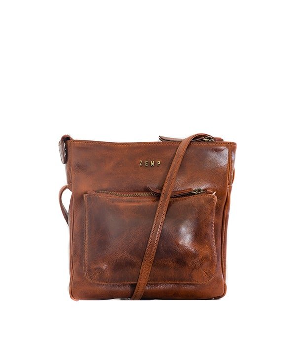 Zemp Pissa Cross Body Bag | Chestnut - KaryKase