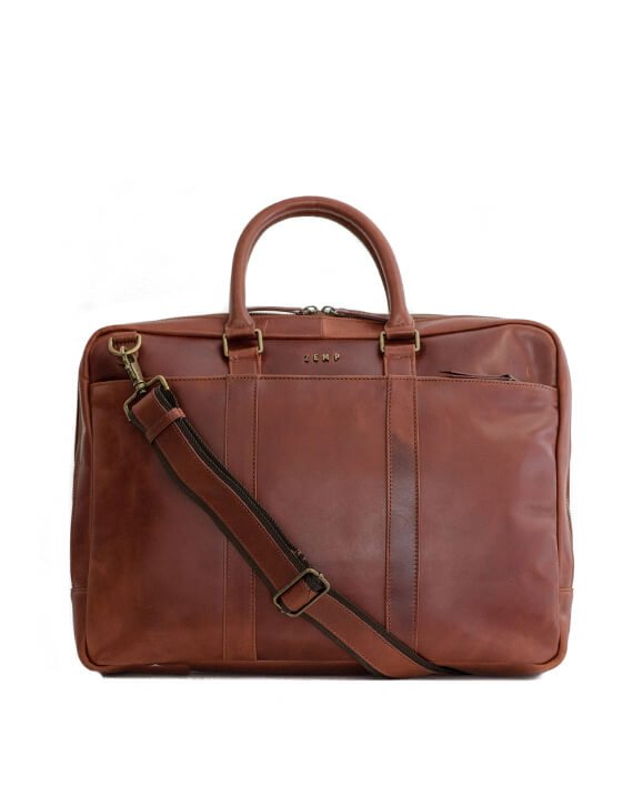 Zemp Supernova 15″ Laptop Bag | Chestnut - KaryKase