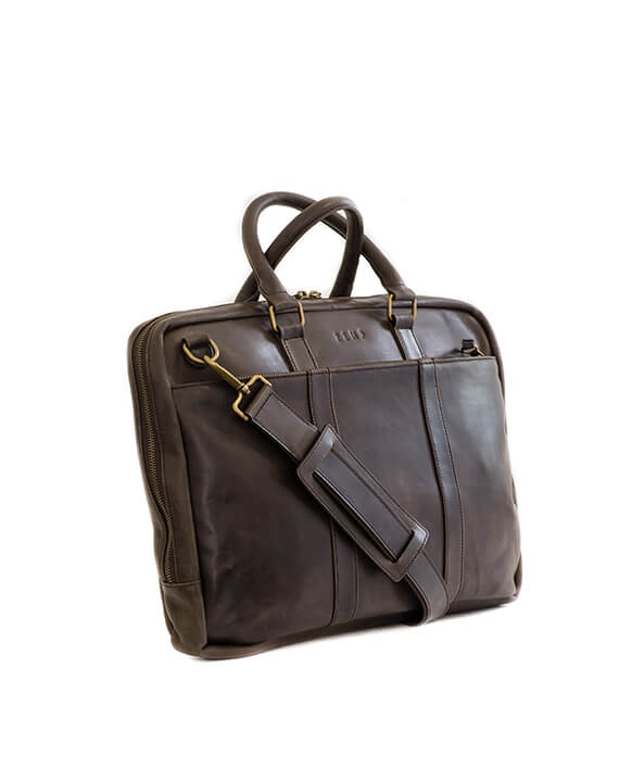 Zemp Supernova 15″ Laptop Bag | Waxy Brown - KaryKase