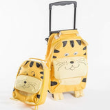 Yuppie Gift Baskets Kids Tiger School Trolley Combo | Yellow - KaryKase