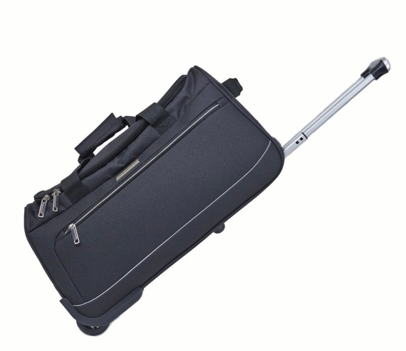 Tosca Platinum 50cm Trolley Duffel Bag | Black - KaryKase