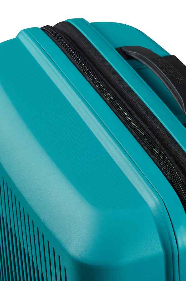 American Tourister Aerostep Expandable 55cm Cabin Spinner | Turquoise Tonic - KaryKase