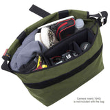 Manhattan Portage Vintage Messenger Bag (L) | Navy - KaryKase