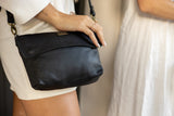Tan Leather Goods - Mila Sling Bag | Black - KaryKase