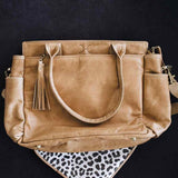 Thandana Noa Leather Nappy Bag | Hazelnut - KaryKase