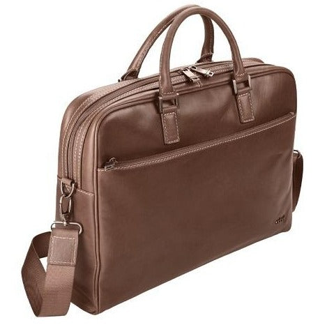 Adpel Rogatta 15.4" Leather Laptop Bag | Brown - KaryKase