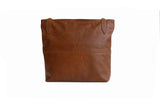 Tan Leather Goods - Ashley Leather Handbag | Pecan - KaryKase