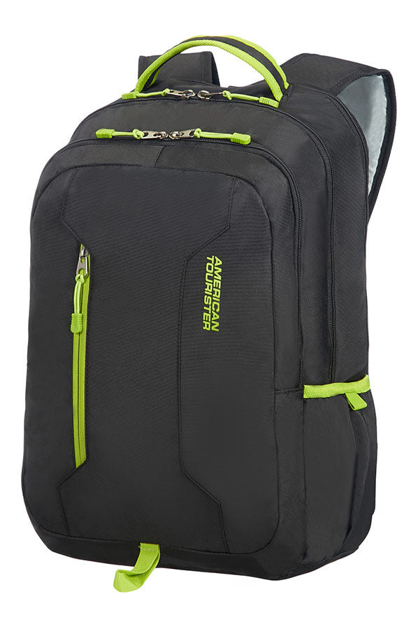 American Tourister Urban Groove 4 Laptop Backpack - 15.6" | Black/Lime - KaryKase