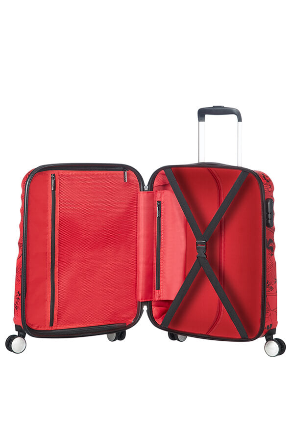 American Tourister Disney Wavebreaker 55cm Cabin Spinner | Mickey Comics Red - KaryKase