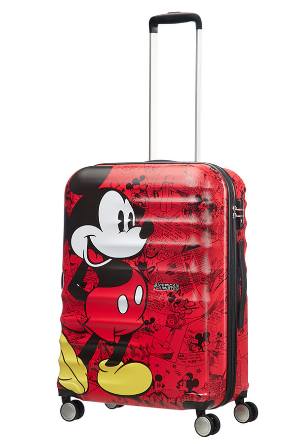 American Tourister Disney Wavebreaker 67cm Spinner | Mickey Comics Red - KaryKase