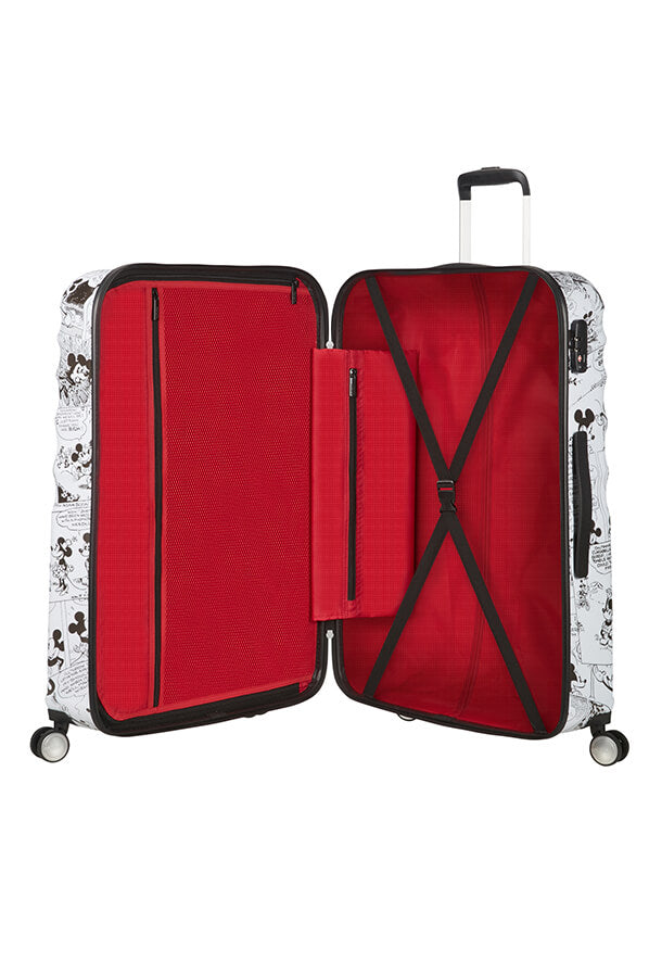 American Tourister Disney Wavebreaker 77cm Spinner | Minnie Comics White - KaryKase