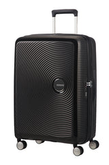 American Tourister Soundbox 67cm Medium Spinner-Expandable | Bass Black - KaryKase