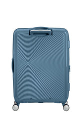 American Tourister Soundbox 67cm Medium Spinner-Expandable | Stone Blue - KaryKase