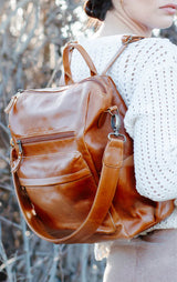 Mally Ladies Backpack | Toffee - KaryKase