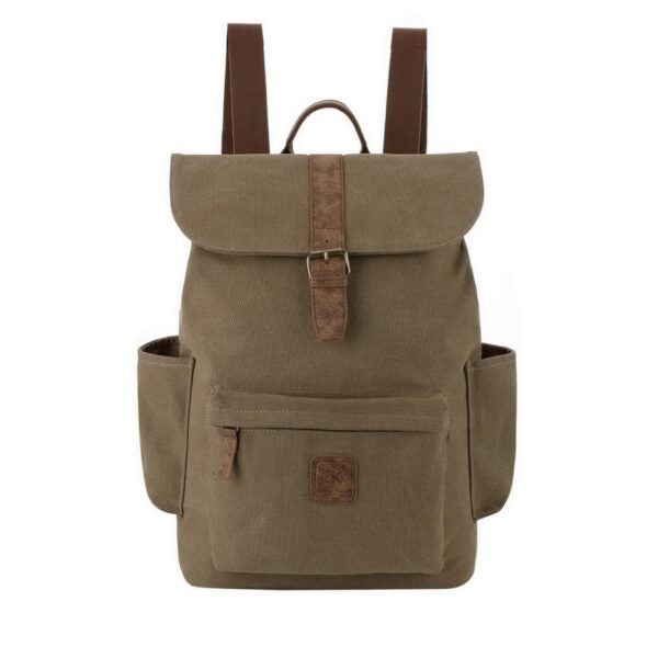 Escape Classic Canvas Laptop Backpack | Light Brown - KaryKase
