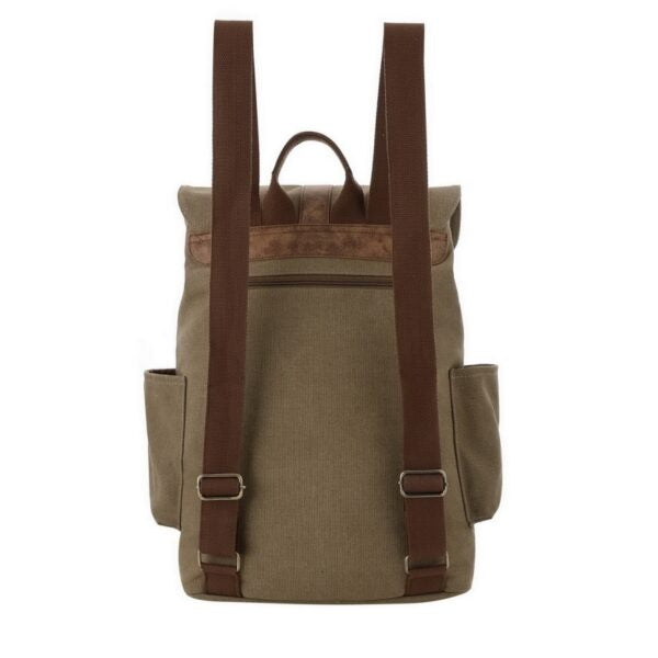 Escape Classic Canvas Laptop Backpack | Light Brown - KaryKase