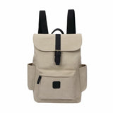 Escape Classic Canvas Laptop Backpack | Taupe with Black Trim - KaryKase