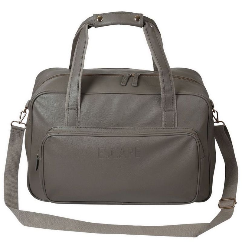 Escape Imitation Leather Carry-All Weekender Bag | Olive Green - KaryKase