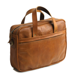 Bark And Mill Leather Laptop Briefcase | Tan - KaryKase
