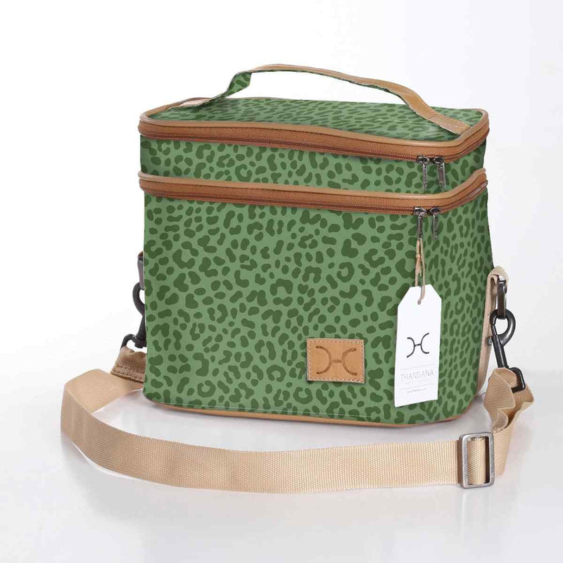 Thandana Laminated Fabric Double Decker Cooler Bag - KaryKase