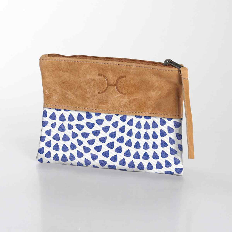 Thandana Laminated Fabric With Leather Pouch - KaryKase