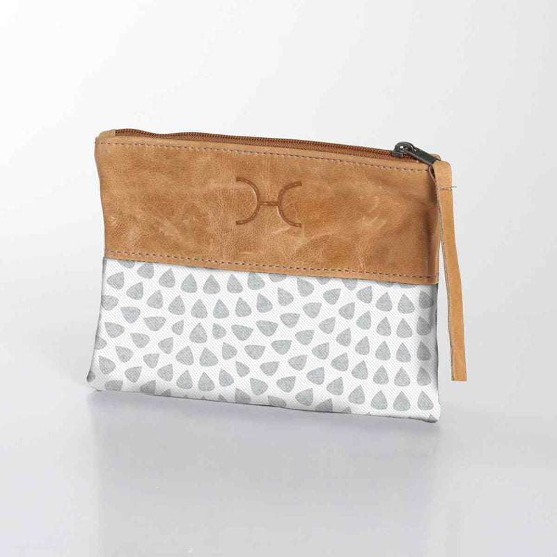 Thandana Laminated Fabric With Leather Pouch - KaryKase