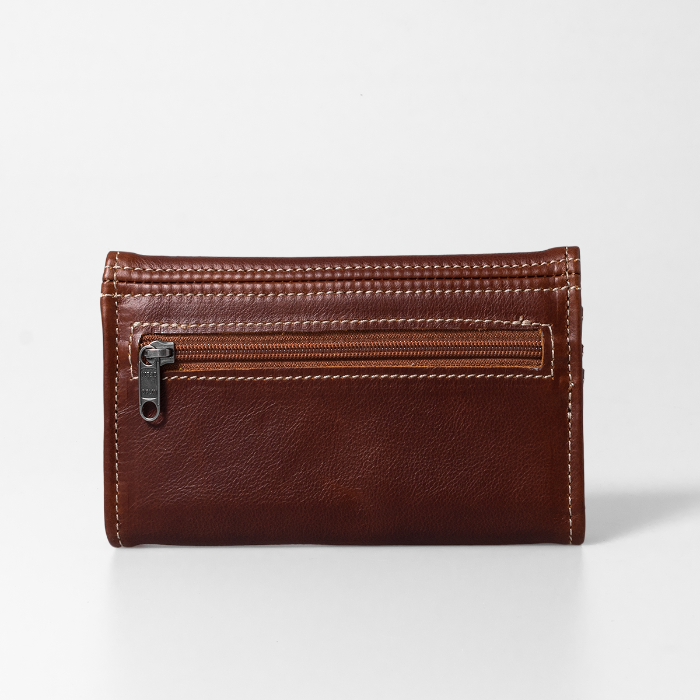 Thandana Ladies Leather Wallet with PigSkin Suede Leather Lining - KaryKase