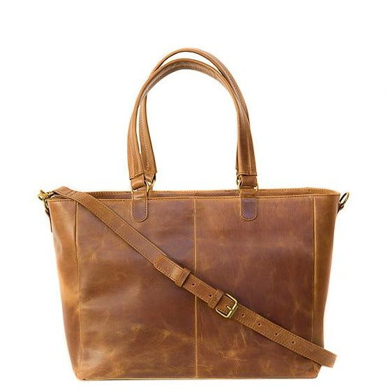 Zemp Lilly Lux Tote | Waxy Tan - KaryKase