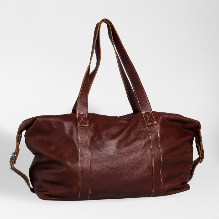 Thandana Masai Leather Carrier Luggage Bag - KaryKase