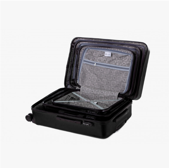 Pierre Cardin Syrios 22"/55cm Cabin Spinner | Black - KaryKase