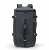 Tosca Canvas Duffel/Laptop Backpack | Black - KaryKase