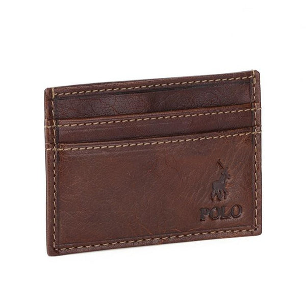 Polo Hamilton Small Money Clip Wallet | Brown - KaryKase