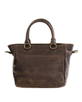 Zemp Paris Grab Handbag | Waxy Brown - KaryKase
