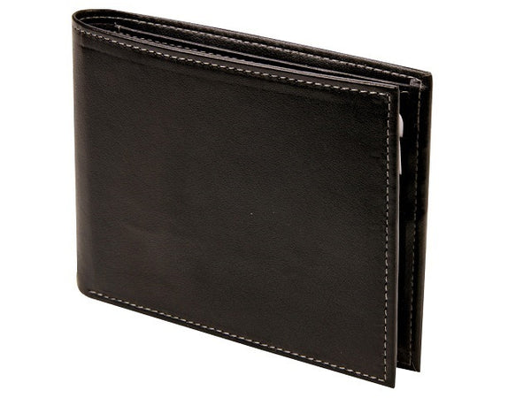 Adpel Synthetic Leather Wallet With RFID | Black - KaryKase