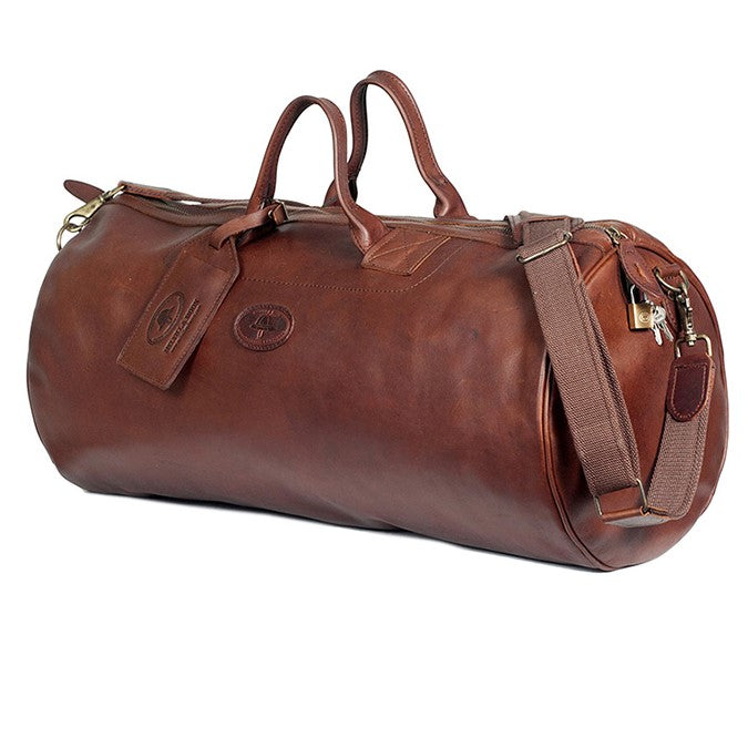 Melvill & Moon Leather Safari Duffel Bag (MED) | Brown - KaryKase