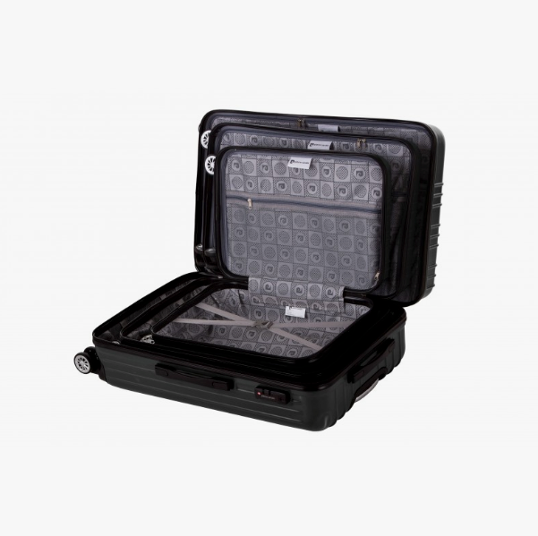 Pierre Cardin Belmont Luggage Spinner 3 Piece Set | Metallic Charcoal - KaryKase