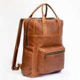 Tan Leather Goods - Charlie Backpack | Pecan - KaryKase