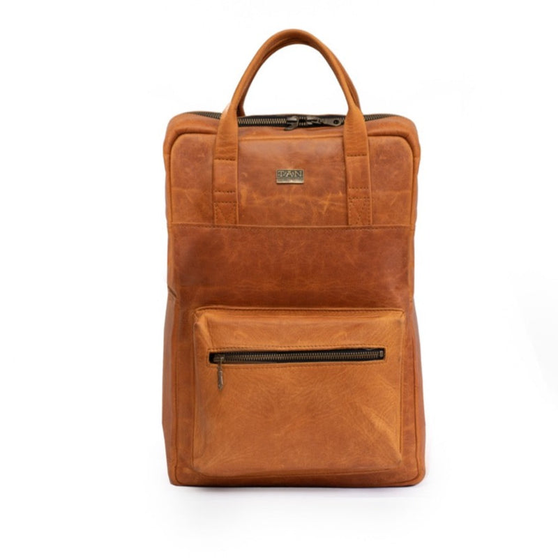 Tan Leather Goods - Charlie Backpack | Toffee - KaryKase