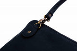 Tan Leather Goods - Taylor Leather Sling Bag | Black - KaryKase