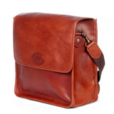 Melvill & Moon Bladsak Messenger Bag | Leather - KaryKase