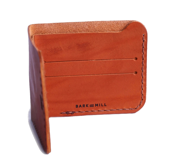 Bark And Mill Slim Bi-Fold Wallet | Tan - KaryKase