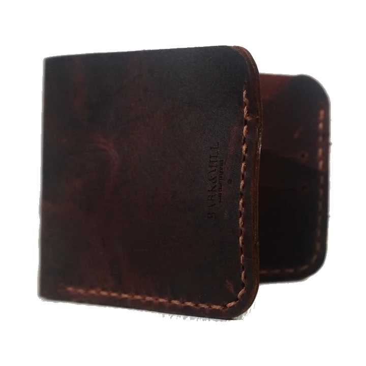 Bark And Mill Slim Bi-Fold Wallet | Chocolate - KaryKase