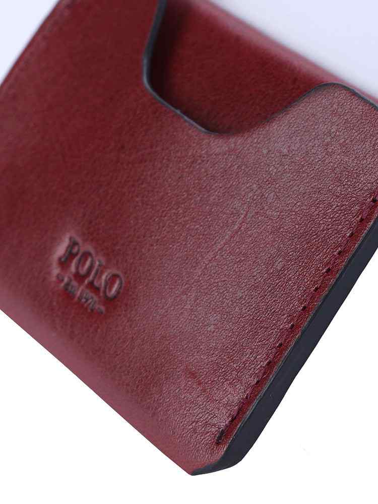 Polo Colorado Slim Credit Card Case | Red - KaryKase