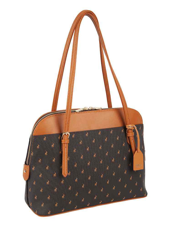 Polo New Iconic Dome Handbag | Brown - KaryKase