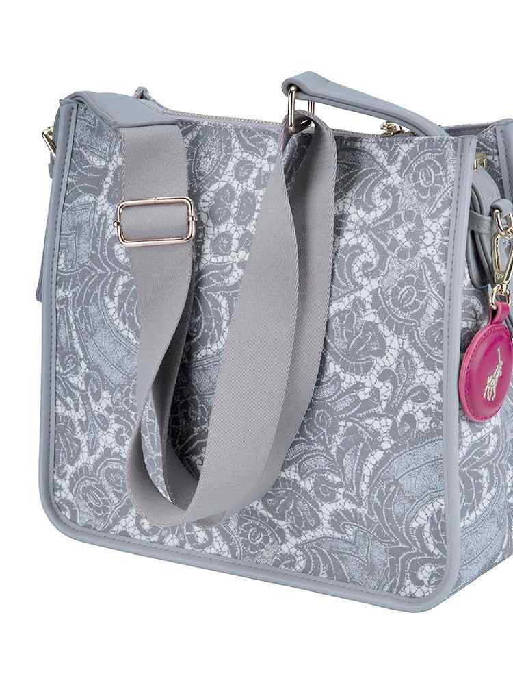 Polo Bedford Hobo Handbag | Grey - KaryKase