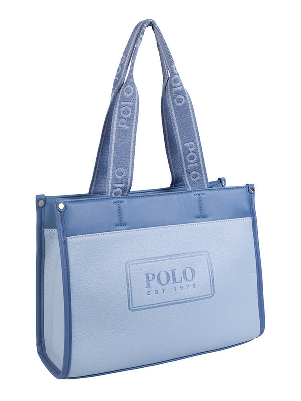 Polo San Marco Tote Handbag | Blue - KaryKase
