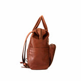 Mally Multipurpose Leather Backpack | Brown - KaryKase