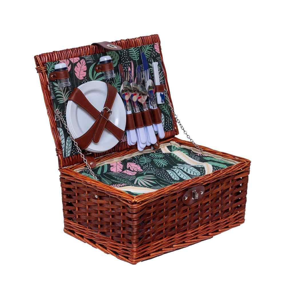 Yuppie Gift Baskets Blossom Picnic Basket (4 Persons) - KaryKase